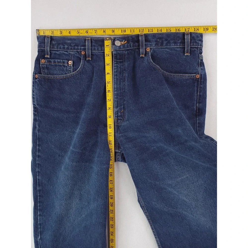 Vintage Levis 550 Jeans Mens 38x30 Blue Denim Relaxed Tapered USA MADE Y2K Baggy